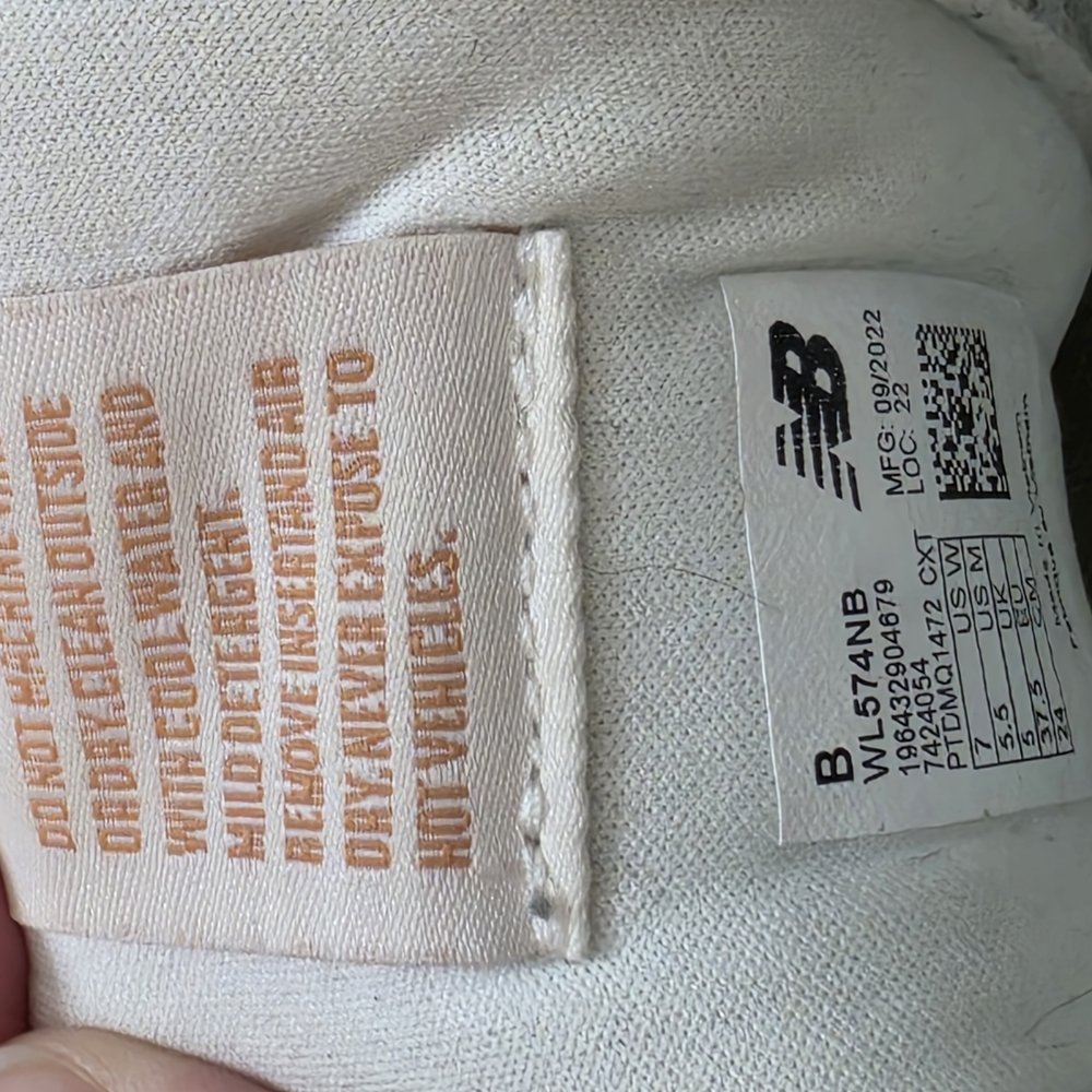 Women's New Balance 574 Brown - Picture 6 of 6